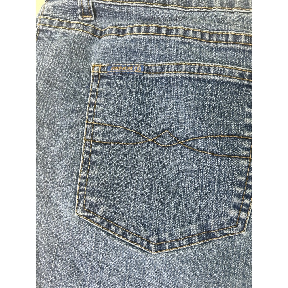 Jordache Womens Bootcut Stretch Jeans Medium Wash Blue Denim Size 17/18 XL - Picture 7 of 7
